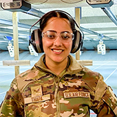  Lujana Thapa in uniform