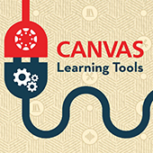 graphic of a plug plugging in reading canvas learning tools