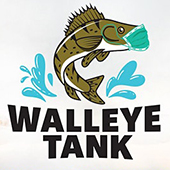 walleye tank poster with pic of fish