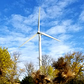 Morris campus wind tower