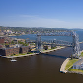 Duluth's canal park area