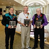 three top aggie award recipients