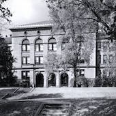 Old Main building historical photo