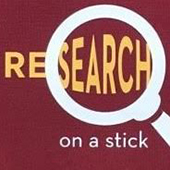 Graphic reading Research on a stick