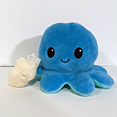 Toy stuffed octopus