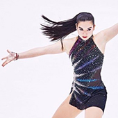 Eugenia Garza skating