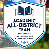 Logo reading Academic All-District Team