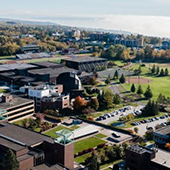 UMD campus aerial shot