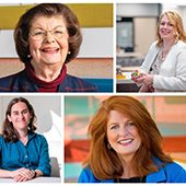 Graphic featuring four women of UMR including the chancellor