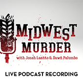 Graphic reading Midwest Murder with the names of the hosts