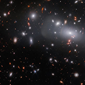 a galaxy cluster