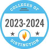 Seal graphic reading colleges of distinction 2023-24