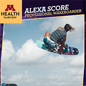 Alexa Score wake boarding