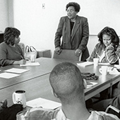 Essie Johnson at a 1995 meeting of the CGC