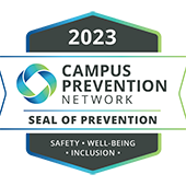 Campus Prevention network seal of prevention logo