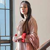 Kashaf, a UMC Pakistani student wearing traditional cultural dress