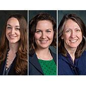 three women researchers
