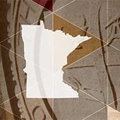 graphic of Minnesota state borders