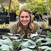 Ilse Renner with her plants